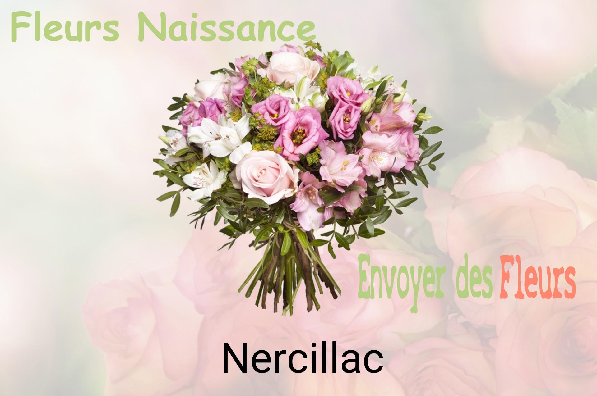 Bouquet de fleurs de naissance livré à Nercillac